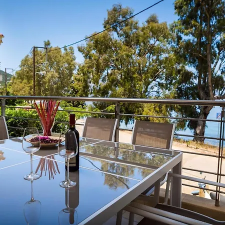 Deluxe Kefalonia Lotos 3 Bedroom Sea View Karavomilos Вилла Каравомилос