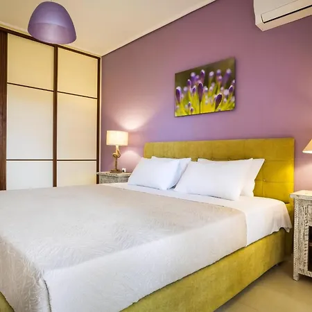 Deluxe Kefalonia Lotos 3 Bedroom Sea View Karavomilos * Каравомилос